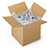 Kartonová krabice 150x150x100mm, hnědá, klopová,
třívrstvá vlnitá lepenka (3VVL) | RAJA - 7