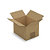 Kartonová krabice 160x120x110mm, hnědá, klopová,
třívrstvá vlnitá lepenka (3VVL) | RAJA - 1