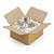 Kartonová krabice 190x190x180mm, hnědá, klopová,
třívrstvá vlnitá lepenka (3VVL) | RAJA - 1