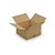 Kartonová krabice 350x350x200mm, hnědá, klopová,
pětivrstvá vlnitá lepenka (5VVL) | RAJA - 1