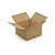 Kartonová krabice 500x500x300mm, hnědá, klopová,
pětivrstvá vlnitá lepenka (5VVL) | RAJA - 1