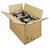 Kartonová krabice 600x500x550mm, hnědá, klopová, sedmivrstvá vlnitá lepenka (7VVL) | RAJA - 4