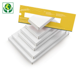 Kartons für Briefkästen weiß - Maxibrief