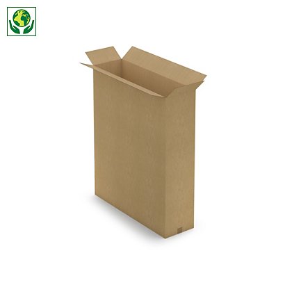 Kartons für flache Produkte RAJA, braun, 1-wellig, 1000 x 300 x 1200 mm - 1