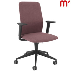 KASTEL Sedia operativa ergonomica Kappa con braccioli, Tessuto poliestere ignifugo, Cipria KASTEL Sedia operativa ergonomica Kappa con braccioli, Tessuto poliestere ignifugo, Cipria