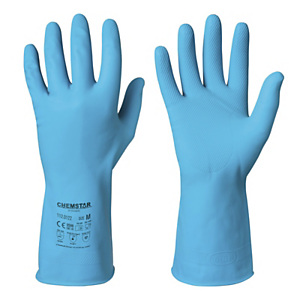Kemikalieresistente handsker af latex - Chemstar Kemikalieresistente handsker af latex - Chemstar