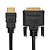 Kensington Cable pasivo bidireccional HDMI (M) a DVI-D (M), 1,8 m, 1,8 m, HDMI tipo A (Estándar), DVI-D, Macho, Macho, Derecho K33022WW - 3