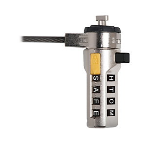 Kensington Candado de combinación para portátil WordLock®, Gris, Cerradura con combinación, Registro de código/combinación, Barra en T, Acero, 1,83 m, 110 g K64684EU Kensington Candado de combinación para portátil WordLock®, Gris, Cerradura con combinación, Registro de código/combinación, Barra en T, Acero, 1,83 m, 110 g K64684EU