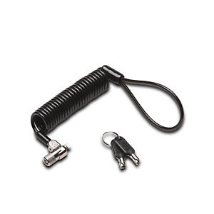 Kensington Candado con llave MicroSaver® 2.0 para ordenadores portátiles, 1,8 m, Llave, Acero, Negro, Plata K64423WW Kensington Candado con llave MicroSaver® 2.0 para ordenadores portátiles, 1,8 m, Llave, Acero, Negro, Plata K64423WW