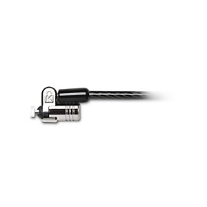 Kensington Candado con llave MicroSaver® 2.0 para ordenadores portátiles, Kensington, Llave, Acero al carbón, Negro, Plata K65020EU Kensington Candado con llave MicroSaver® 2.0 para ordenadores portátiles, Kensington, Llave, Acero al carbón, Negro, Plata K65020EU