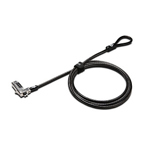 Kensington Candado fino de combinación NanoSaver® para portátiles, 1,8 m, Kensington, Cerradura con combinación, Negro K60603WW Kensington Candado fino de combinación NanoSaver® para portátiles, 1,8 m, Kensington, Cerradura con combinación, Negro K60603WW