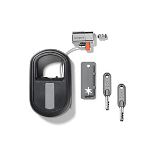 Kensington Candado retráctil para portátiles con llave ClickSafe®, Negro, Gris, Llave redonda, Acero, 1,22 m K64955WW Kensington Candado retráctil para portátiles con llave ClickSafe®, Negro, Gris, Llave redonda, Acero, 1,22 m K64955WW