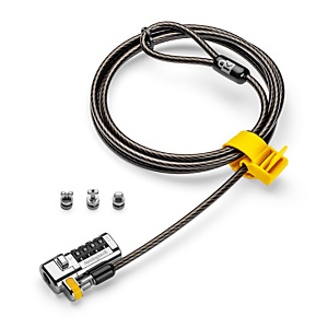 Kensington Candado universal de combinación ClickSafe® para portátiles, 1,8 m, Kensington, Cerradura con combinación, Acero al carbón, Negro, Metálico K68105EU Kensington Candado universal de combinación ClickSafe® para portátiles, 1,8 m, Kensington, Cerradura con combinación, Acero al carbón, Negro, Metálico K68105EU