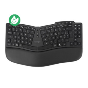 Kensington Clavier compact Pro Fit® Ergo KB675 EQ sans fil bluetooth rechargeable - Noir Kensington Clavier compact Pro Fit® Ergo KB675 EQ sans fil bluetooth rechargeable - Noir
