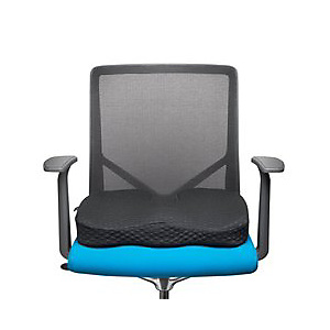 Kensington Coussin d'assise Premium avec gel refroidissant, forme en U - Noir