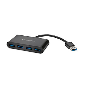 Kensington Hub 4 ports USB 3.0 UH4000 — Noir, USB 3.2 Gen 1 (3.1 Gen 1) Type-A, USB 3.2 Gen 1 (3.1 Gen 1) Type-A, 5000 Mbit/s, Noir, Windows 7,Windows Kensington Hub 4 ports USB 3.0 UH4000 — Noir, USB 3.2 Gen 1 (3.1 Gen 1) Type-A, USB 3.2 Gen 1 (3.1 Gen 1) Type-A, 5000 Mbit/s, Noir, Windows 7,Windows