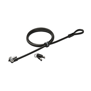 Kensington N17 Keyed Laptop Lock, Negro, Plata, Portátil, Llave, Acero al carbón, 5 mm, 177,8 x 17,78 x 228,6 mm K64440WW Kensington N17 Keyed Laptop Lock, Negro, Plata, Portátil, Llave, Acero al carbón, 5 mm, 177,8 x 17,78 x 228,6 mm K64440WW