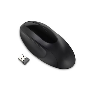 Kensington Ratón inalámbrico Pro Fit® Ergo negro, mano derecha, RF Wireless + Bluetooth, 1600 DPI, Negro K75404EU Kensington Ratón inalámbrico Pro Fit® Ergo negro, mano derecha, RF Wireless + Bluetooth, 1600 DPI, Negro K75404EU
