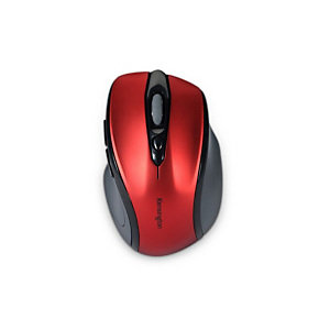 Kensington Ratón inalámbrico Pro Fit"! tamaño mediano, rojo rubí, mano derecha, Óptico, RF inalámbrico, 1600 DPI, Rojo K72422WW Kensington Ratón inalámbrico Pro Fit"! tamaño mediano, rojo rubí, mano derecha, Óptico, RF inalámbrico, 1600 DPI, Rojo K72422WW