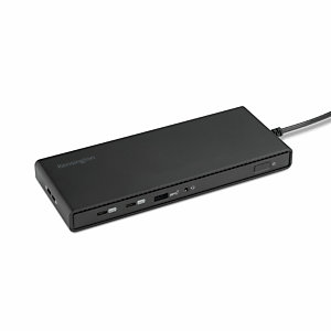 Kensington SD4842P EQ, Alámbrico, USB 3.2 Gen 2 (3.1 Gen 2) Type-C, 100 W, 3,5 mm, 10,100,1000 Mbit/s, Negro K32810EU