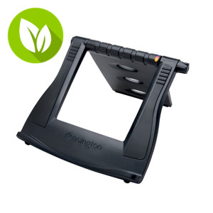 Kensington SmartFit Easy Riser EQ Soporte para portátil, plegable, de 12 a 17 pulgadas, 50% plástico reciclado, negro, K52805EU Kensington SmartFit Easy Riser EQ Soporte para portátil, plegable, de 12 a 17 pulgadas, 50% plástico reciclado, negro, K52805EU