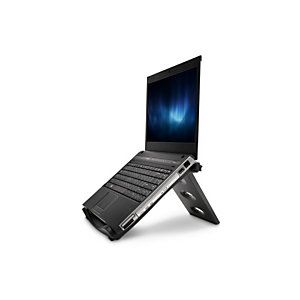 Kensington Soporte para portátiles SmartFit® Easy Riser"!, Soporte para ordenador portátil, Negro, 30,5 cm (12"), 43,2 cm (17"), 0 - 50°, 35 mm 60112