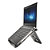 KENSINGTON Support pour ordinateur portable Easy Riser, SmartFit, noir, 60112 - 1