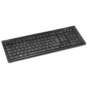 Kensington Tastiera wireless sottile Advance Fit, Nero Kensington Tastiera wireless sottile Advance Fit, Nero