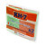 KH-7 Estropajos de fibra naranja con esponja, 6,5 x 11 cm - 1
