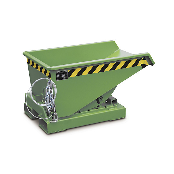 Kiepbak met inrijkoker Bauer 96 x 64 x 54 cm groen - 1