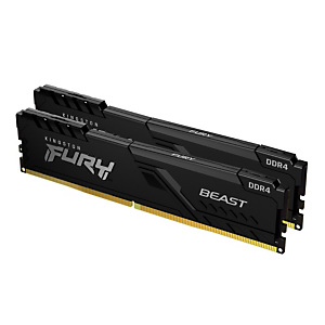KINGSTON HyperX FURY Beast, 64 Go, 2 x 32 Go, DDR4, 3200 MHz, 288-pin DIMM KF432C16BBK2/64 KINGSTON HyperX FURY Beast, 64 Go, 2 x 32 Go, DDR4, 3200 MHz, 288-pin DIMM KF432C16BBK2/64