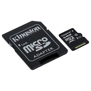 Kingston Select 80R Memoria micro SD con adattatore, 64 GB Kingston Select 80R Memoria micro SD con adattatore, 64 GB