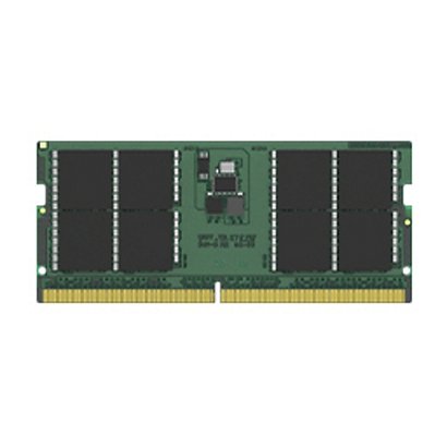 Kingston Technology 64GB DDR5-4800MT/S SODIMM (KIT OF 2), 64 GB, 2 x 32 GB, DDR5, 4800 MHz, 262-pin SO-DIMM KCP548SD8K2-64