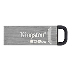 Kingston Technology DataTraveler Kyson, 256 Go, USB Type-A, 3.2 Gen 1 (3.1 Gen 1), 200 Mo/s, Sans capuchon, Argent DTKN/256GB