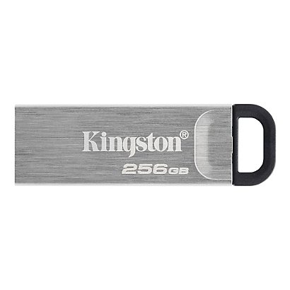 Kingston Technology DataTraveler Kyson, 256 Go, USB Type-A, 3.2 Gen 1 (3.1 Gen 1), 200 Mo/s, Sans capuchon, Argent DTKN/256GB - 1