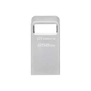 Kingston Technology DataTraveler Micro, 256 GB, USB tipo A, 3.2 Gen 1 (3.1 Gen 1), 200 MB/s, Sin tapa, Plata DTMC3G2/256GB