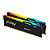 Kingston Technology FURY 16 Go 5600 MT/s DDR5 CL40 DIMM (Kits de 2) Beast RGB, 16 Go, 2 x 8 Go, DDR5, 5600 MHz, 288-pin DIMM KF556C40BBAK2-16 - 1