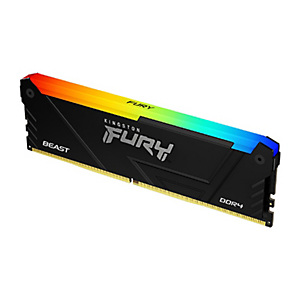 Kingston Technology FURY 8GB 3200MT/s DDR4 CL16 DIMM Beast RGB, 8 Go, 1 x 8 Go, DDR4, 3200 MHz, 288-pin DIMM KF432C16BB2A/8 Kingston Technology FURY 8GB 3200MT/s DDR4 CL16 DIMM Beast RGB, 8 Go, 1 x 8 Go, DDR4, 3200 MHz, 288-pin DIMM KF432C16BB2A/8