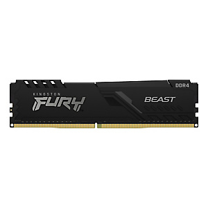 Kingston Technology FURY Beast, 32 Go, 1 x 32 Go, DDR4, 3600 MHz, 288-pin DIMM KF436C18BB/32 Kingston Technology FURY Beast, 32 Go, 1 x 32 Go, DDR4, 3600 MHz, 288-pin DIMM KF436C18BB/32