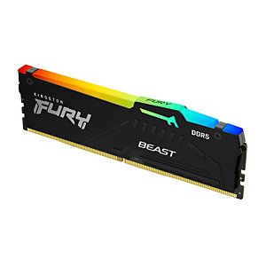 Kingston Technology FURY Beast 32 Go 5200 MT/s DDR5 CL40 DIMM RGB, 32 Go, 1 x 32 Go, DDR5, 288-pin DIMM KF552C40BBA-32 Kingston Technology FURY Beast 32 Go 5200 MT/s DDR5 CL40 DIMM RGB, 32 Go, 1 x 32 Go, DDR5, 288-pin DIMM KF552C40BBA-32