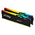 Kingston Technology FURY Beast RGB, 32 GB, 2 x 16 GB, DDR5, 5200 MHz, 288-pin DIMM KF552C36BBEAK2-32 - 1