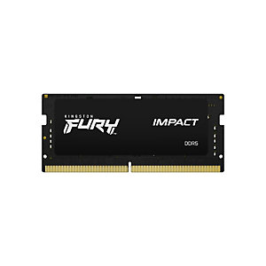 Kingston Technology FURY DDR5 SODIMM Impact CL38 32 Go 4 800 MT/s (Kit de 2), 32 Go, 2 x 16 Go, DDR5, 4800 MHz, 262-pin SO-DIMM KF548S38IBK2-32