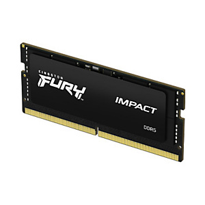 Kingston Technology FURY Impact, 16 Go, 1 x 16 Go, DDR5, 4800 MHz, 262-pin SO-DIMM KF548S38IB-16 Kingston Technology FURY Impact, 16 Go, 1 x 16 Go, DDR5, 4800 MHz, 262-pin SO-DIMM KF548S38IB-16
