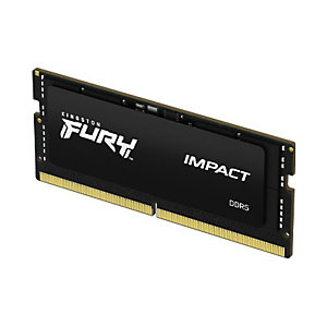 Kingston Technology FURY Impact, 32 GB, 2 x 16 GB, DDR5, 4800 MHz, 262-pin SO-DIMM KF548S38IBK2-32