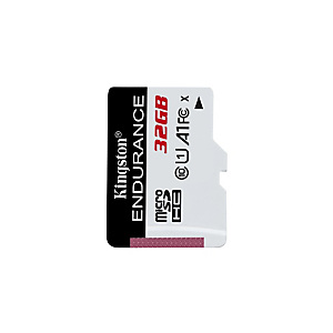 Kingston Technology High Endurance, 32 Go, MicroSD, Classe 10, UHS-I, 95 Mo/s, 30 Mo/s SDCE/32GB Kingston Technology High Endurance, 32 Go, MicroSD, Classe 10, UHS-I, 95 Mo/s, 30 Mo/s SDCE/32GB