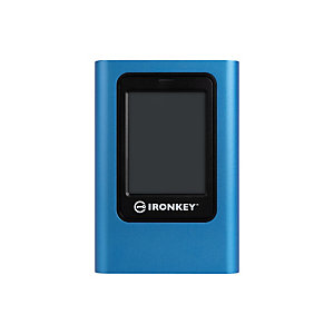 Kingston Technology IronKey Vault Privacy 80, 480 GB, USB Tipo C, 3.2 Gen 1 (3.1 Gen 1), 250 MB/s, Protección mediante contraseña, Azul IKVP80ES/480G