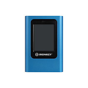 Kingston Technology IronKey Vault Privacy 80, 960 GB, USB Tipo C, 3.2 Gen 1 (3.1 Gen 1), 250 MB/s, Protección mediante contraseña, Azul IKVP80ES/960G