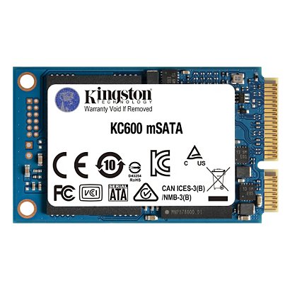 Kingston Technology KC600, 1024 GB, mSATA, 550 MB/s, 6 Gbit/s SKC600MS/1024G - 1