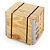 Kist van multiplex met houten onderstel Raja - 2