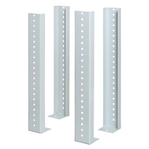 Kit 4 prolunghe per gambe banco serie Box fisso, Regolazione altezza da 89 a 124 cm, Grigio chiaro Kit 4 prolunghe per gambe banco serie Box fisso, Regolazione altezza da 89 a 124 cm, Grigio chiaro